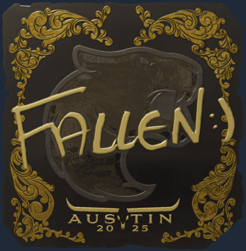 Sticker | FalleN (dorada) | Austin 2025