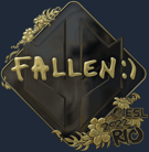 Sticker | FalleN (Gold) | Rio 2022 Sticker | FalleN (Gold) | Rio 2022 image