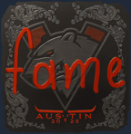 Sticker | fame (Foil) | Austin 2025
