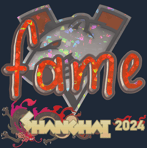 Sticker | fame (Glitter) | Shanghai 2024