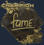 Sticker | fame (Gold, Champion) | Rio 2022