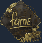 Sticker | fame (Gold) | Rio 2022