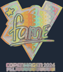 Sticker | fame (Holo) | Copenhagen 2024