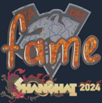 Sticker | fame (Holo) | Shanghai 2024