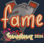 Sticker | fame | Shanghai 2024