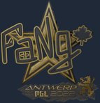 Sticker | FaNg (Gold) | Antwerp 2022