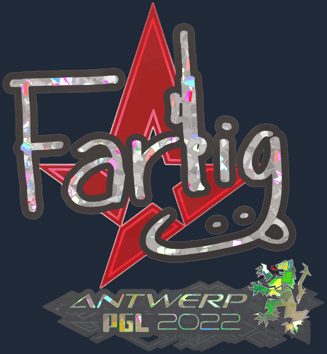 Sticker | Farlig (Glitter) | Antwerp 2022