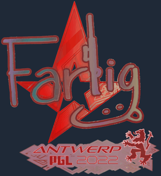 Sticker | Farlig (holográfica) | Amberes 2022