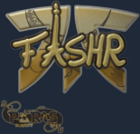 Sticker | FASHR (Gold) | Paris 2023