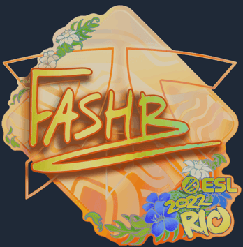 Sticker | FASHR (holográfica) | Río 2022