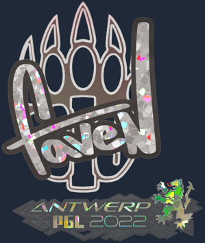 Sticker | faveN (purpurina) | Amberes 2022