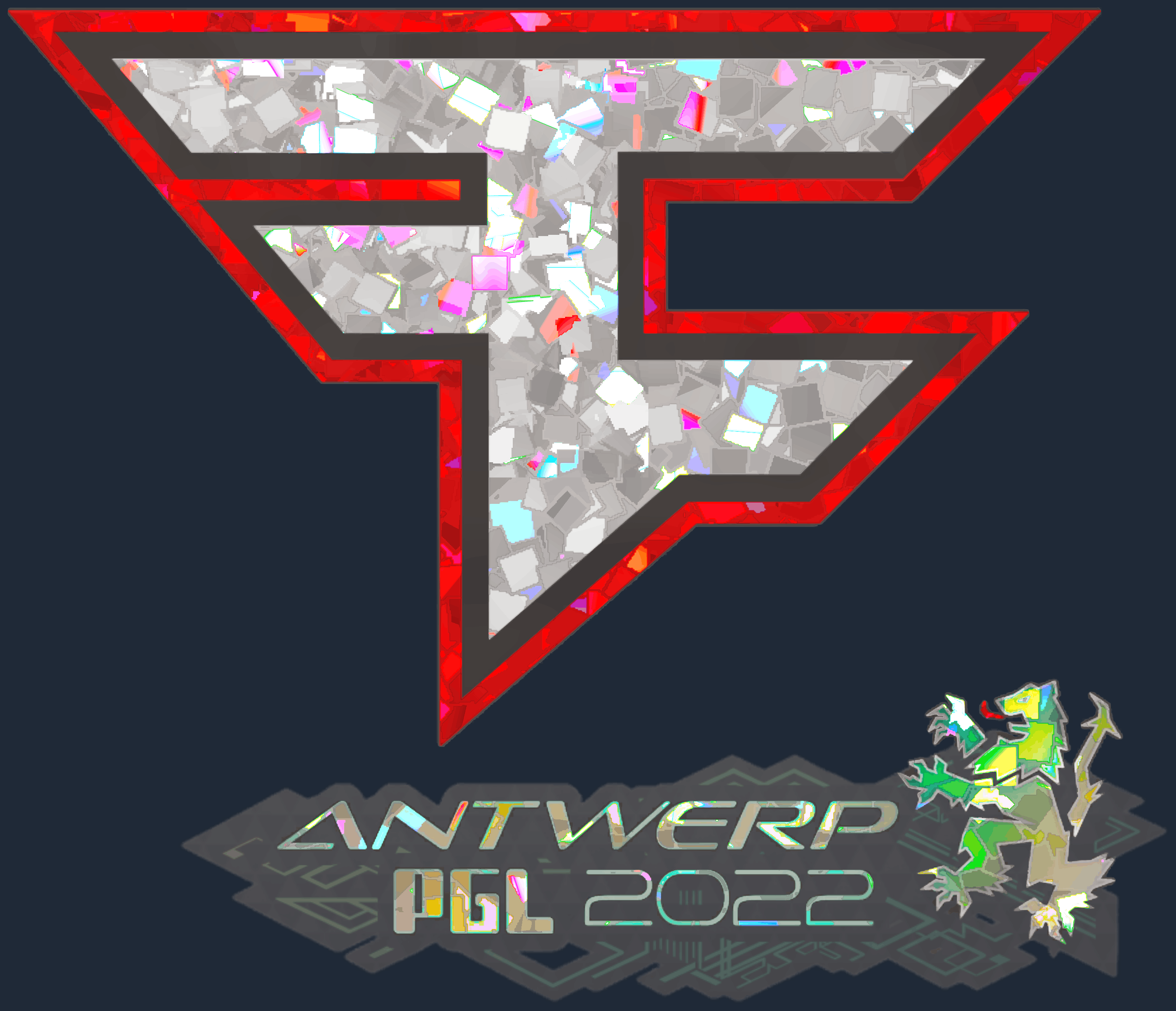 Sticker | FaZe Clan（闪耀）| 2022年安特卫普锦标赛