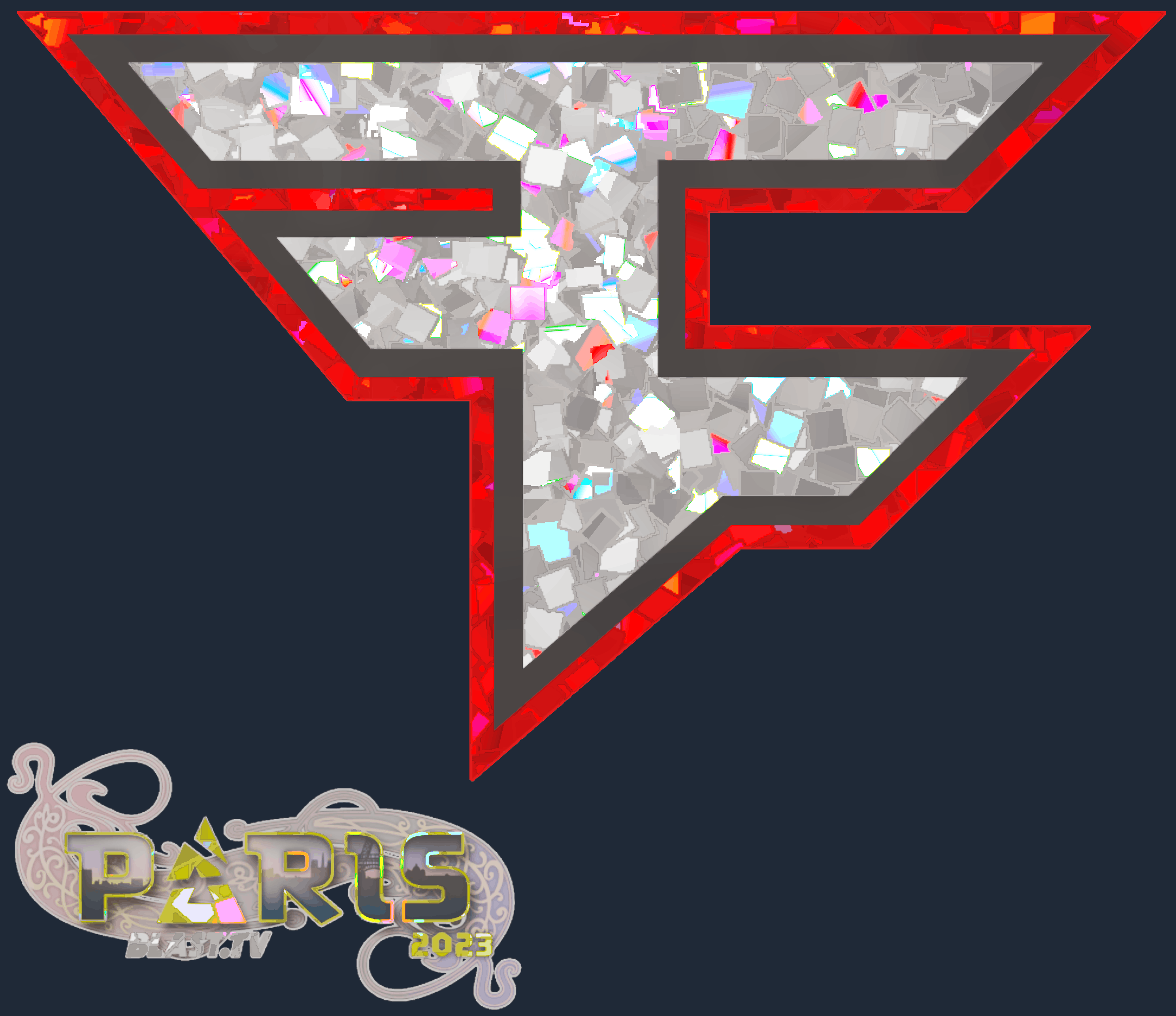 Sticker | FaZe Clan(반짝이) | 파리 2023