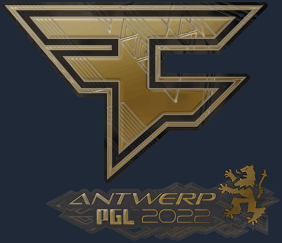 Sticker | FaZe Clan (Gold) | Antwerp 2022