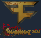 Sticker | FaZe Clan (Gold) | Shanghai 2024