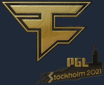Sticker | FaZe Clan (Gold) | Stockholm 2021