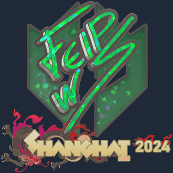 Sticker | felps (purpurina) | Shanghái 2024