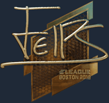 Sticker | felps (Gold) | Boston 2018