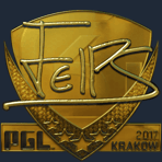 Sticker | felps (Gold) | Krakow 2017