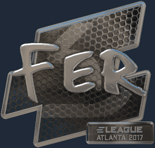Sticker | fer (Foil) | Atlanta 2017