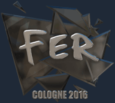 Sticker | fer (Foil) | Cologne 2016