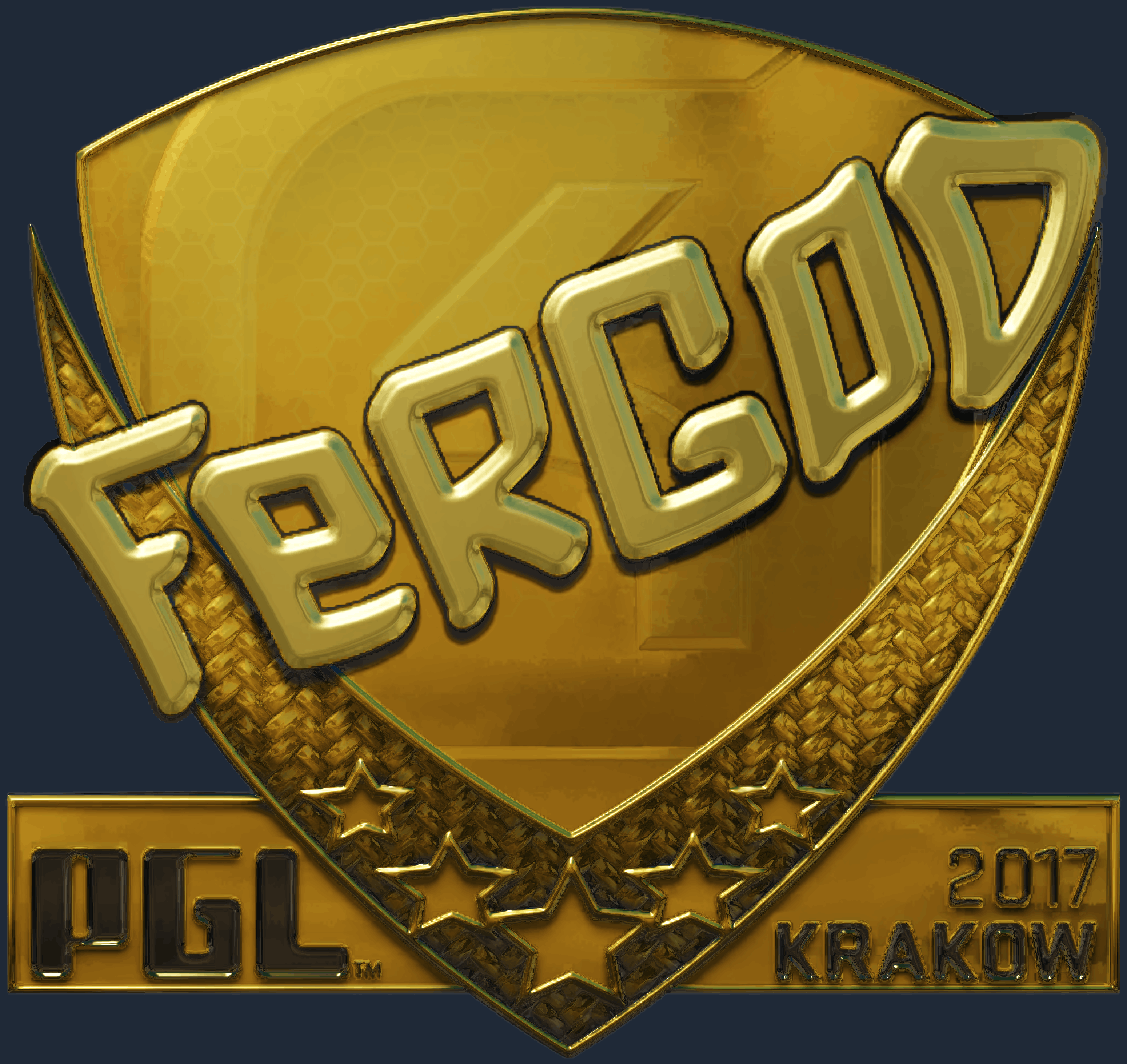 Sticker | fer (Gold) | Krakow 2017