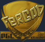 Sticker | fer (Gold) | Krakow 2017 image