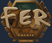Sticker | fer (Gold) | London 2018
