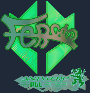 Sticker | fer (holográfica) | Amberes 2022