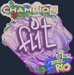 Sticker | FL1T (Champion) | Rio 2022
