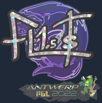 Sticker | FL1T (purpurina) | Amberes 2022