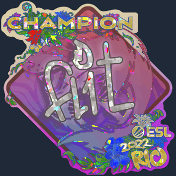 Sticker | FL1T (purpurina, campeón) | Río 2022