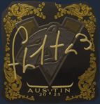 Sticker | FL1T (Gold) | Austin 2025