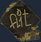 Sticker | FL1T (Gold) | Rio 2022