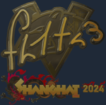Sticker | FL1T (Gold) | Shanghai 2024