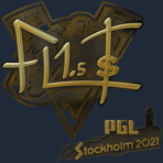 Sticker | FL1T (Gold) | Stockholm 2021