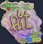 Sticker | FL1T (Holo, Champion) | Rio 2022