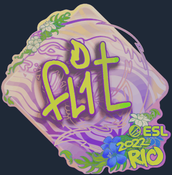 Sticker | FL1T (holográfica) | Río 2022