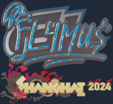 Sticker | FL4MUS (Glitter) | Shanghai 2024