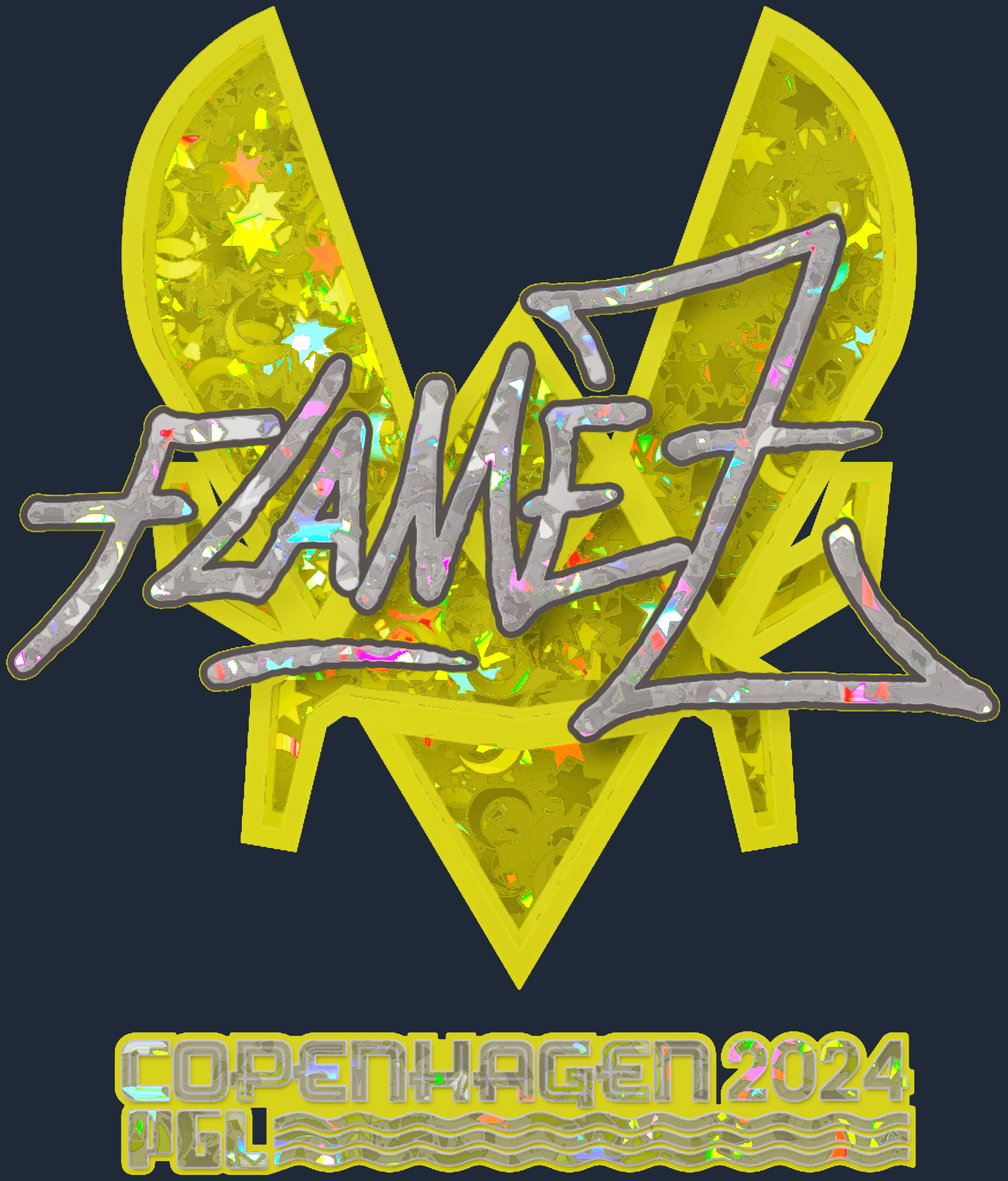Sticker | FlameZ (Glitter) | Copenhagen 2024