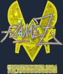 Sticker | FlameZ (Glitter) | Copenhagen 2024