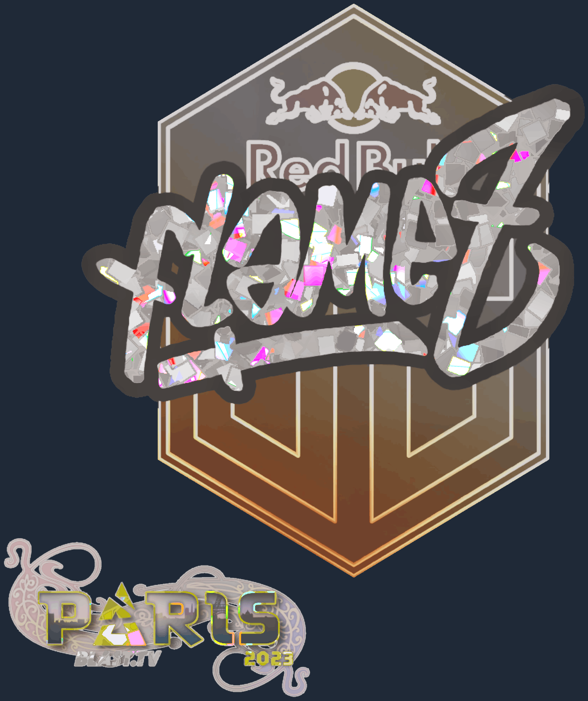 Sticker | FlameZ (Glitter) | Paris 2023