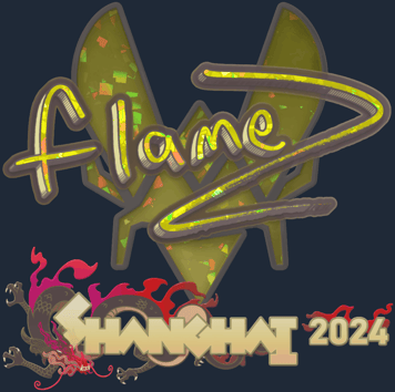 Sticker | FlameZ (purpurina) | Shanghái 2024