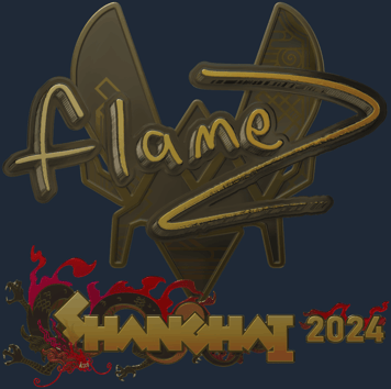 Sticker | FlameZ (Gold) | Shanghai 2024