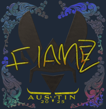 Sticker | FlameZ (holográfica) | Austin 2025