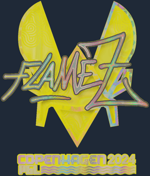 Sticker | FlameZ (holográfica) | Copenhague 2024