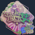 Sticker | FlameZ (Holo) | Rio 2022