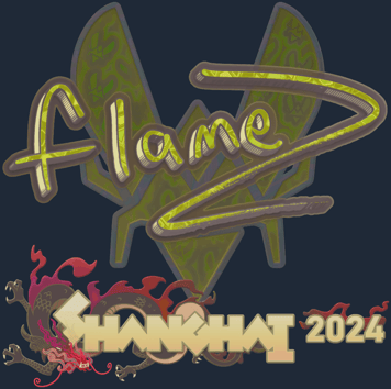 Sticker | FlameZ (holográfica) | Shanghái 2024