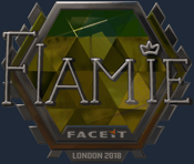 Sticker | flamie (Foil) | London 2018