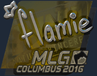 Sticker | flamie (Foil) | MLG Columbus 2016